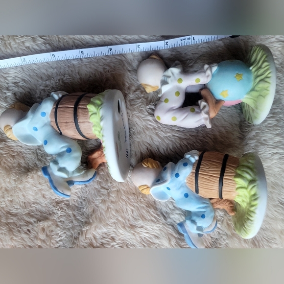 Vintage Geo Z. Lefton 1987 Circus Clown Party Balloon Funny Figurine set of 4! - Picture 7 of 14